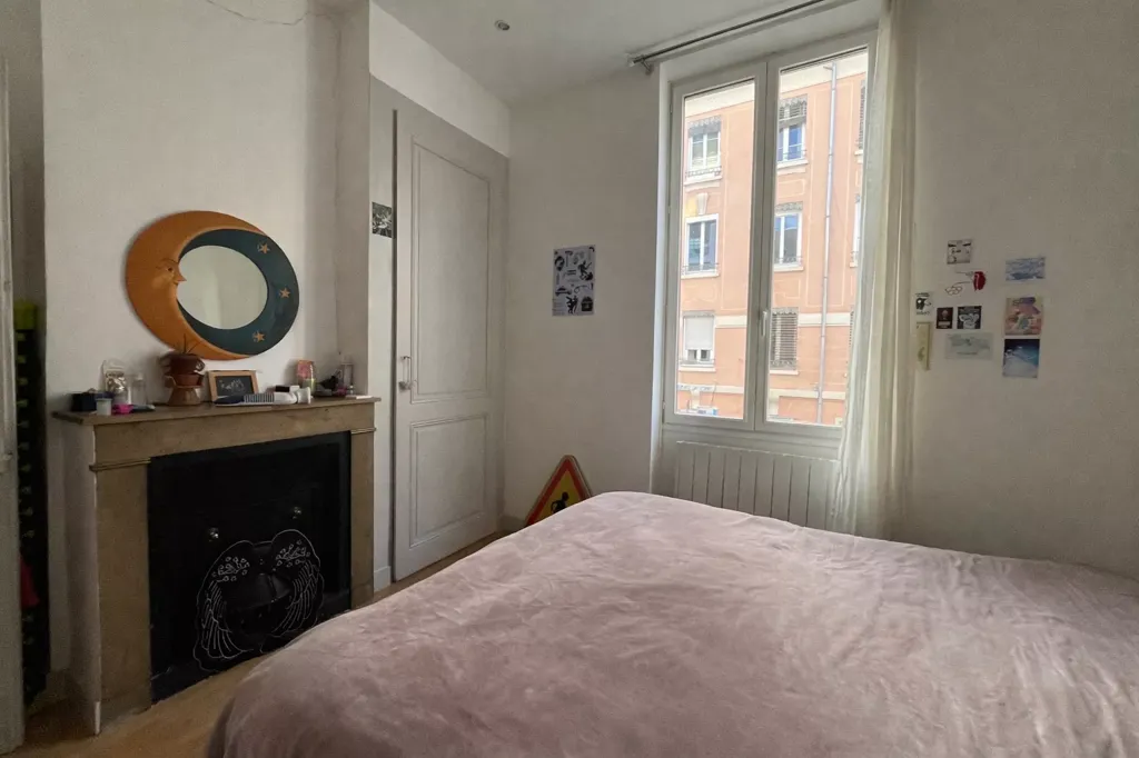 Bedrooms - Renovated Flat with Saint-Louis View in Lyon