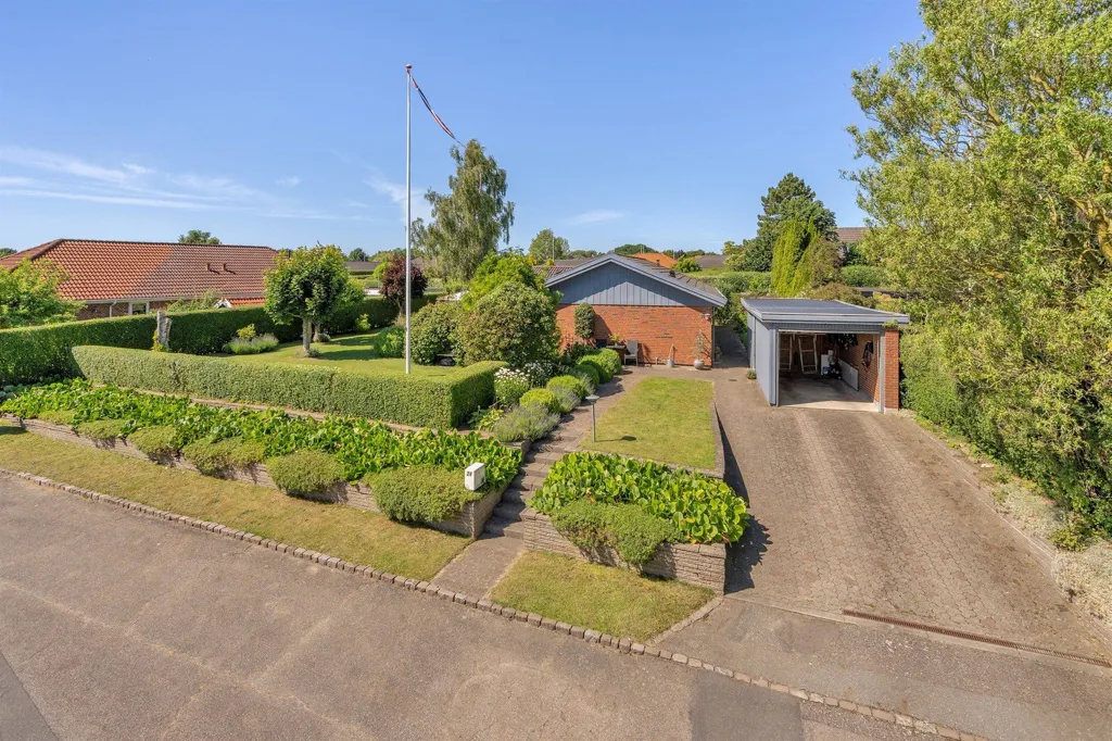 Vue aérienne - Detached Villa with Garden in Sydals