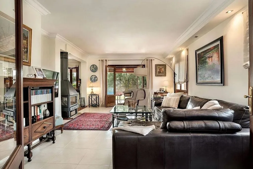Salón - Casa independiente con piscina en Puntiró, Palma