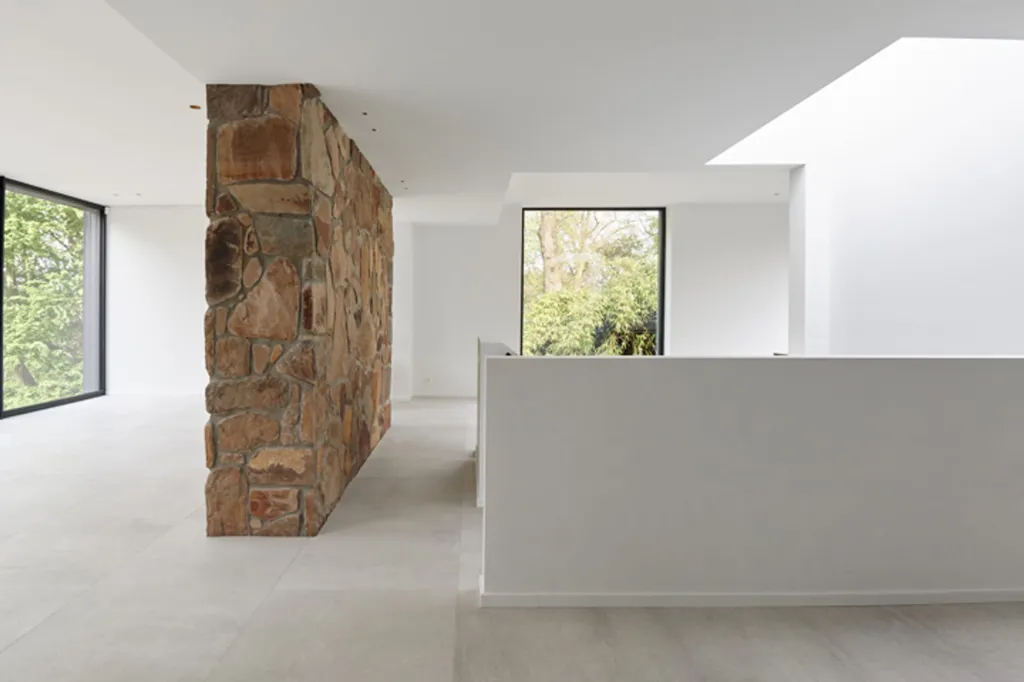 Séjour - Villa Moderne avec Terrasse de 60 m² à La Hulpe