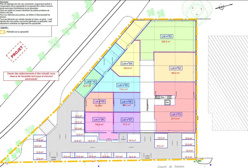 Plan - Cellule Artisanale avec Hauteur sous Plafond à Bayonne