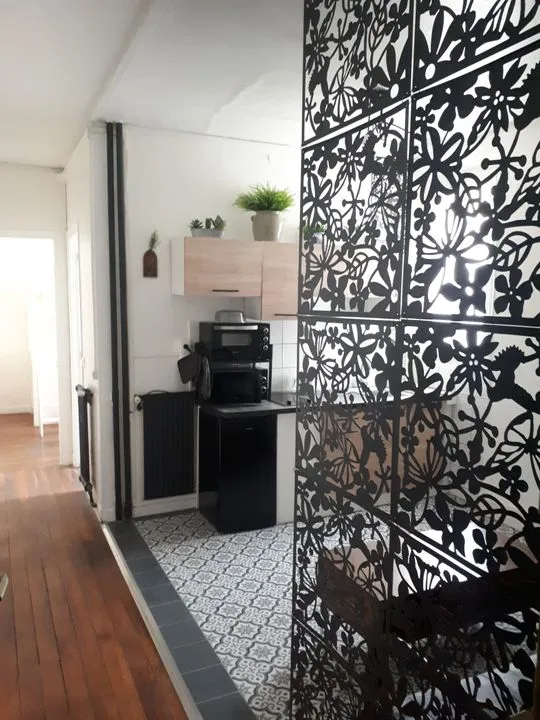 Köök - Student-Friendly Room with Kitchen in Paris 12