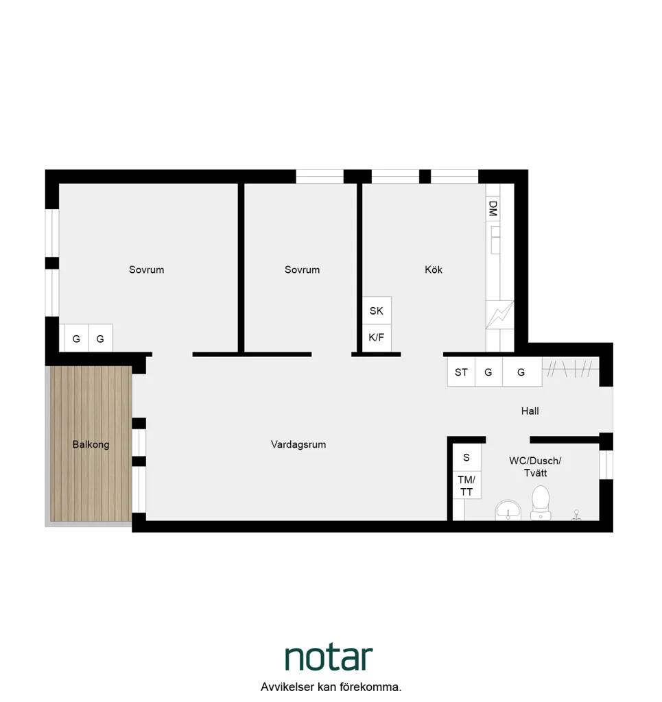 Plan - Apartment with Balcony in Bellevue