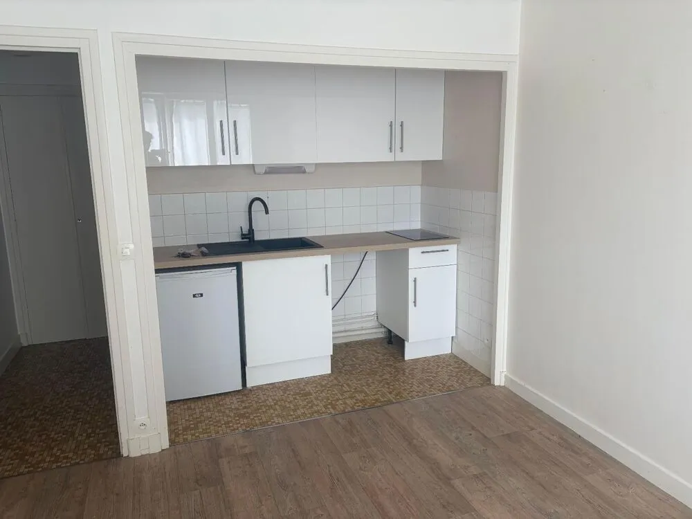 Cuisine - Appartement T1 Lumineux dans le Quartier des Prébendes à Tours