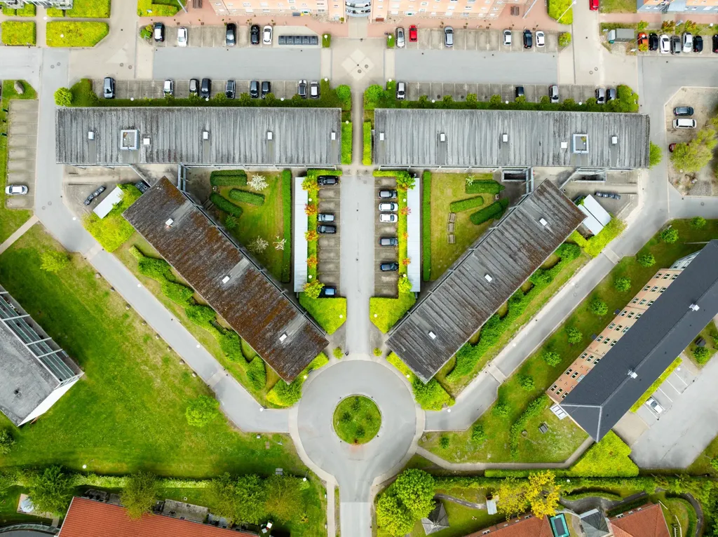 Õhuvaade - 2-Bedroom Flat near Aalborg Centre