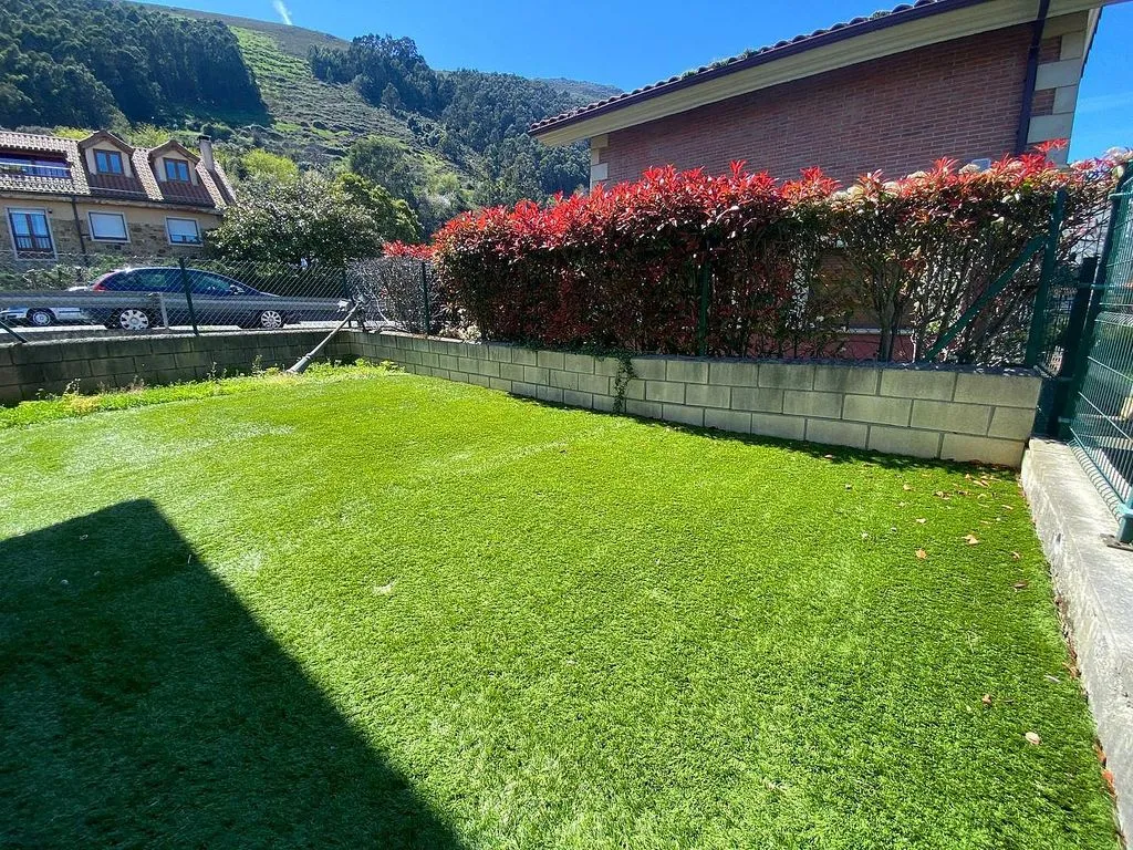 Garden - Chalet with Pool and Terraces in Islares