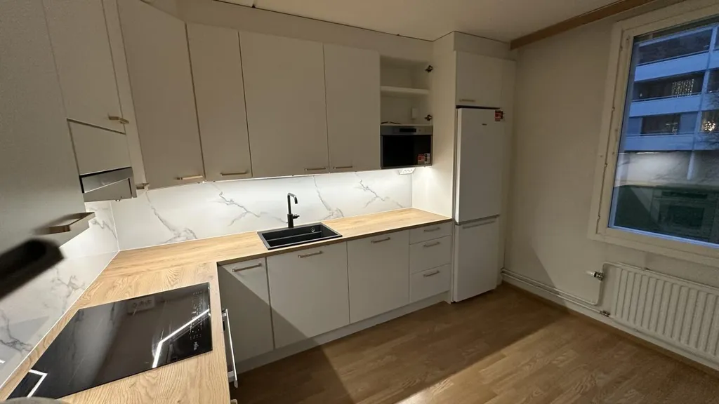 Köök - Spacious Flat with Balcony in Lahti