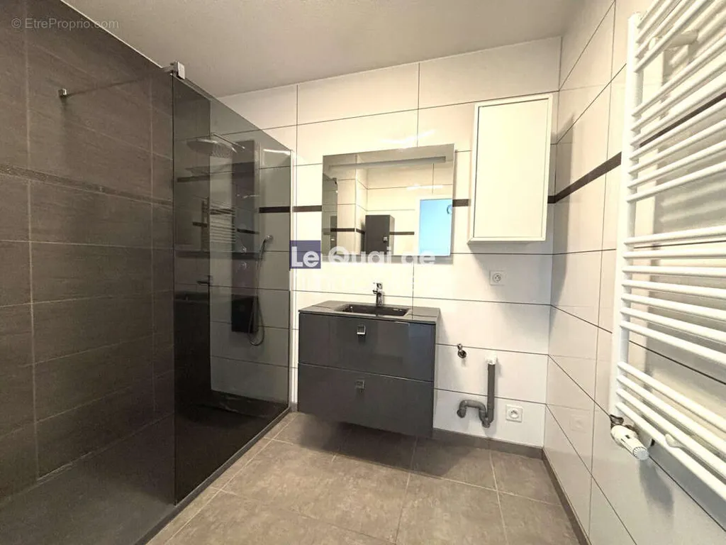 Bathrooms - T3 Apartment with Terrace in Echirolles