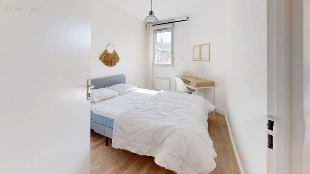 Chambres - Appartement T3 avec Piscine à Borderouge