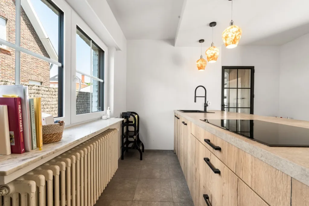 Cuisine - Maison 4 Façades avec Grand Jardin à Wielsbeke