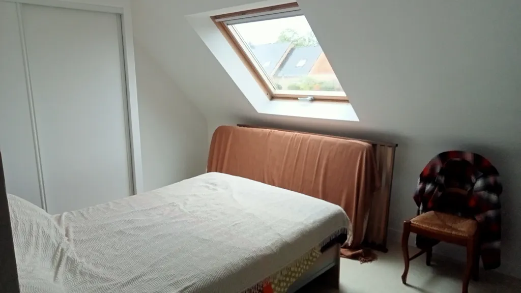 Bedrooms - Five-Piece House with Garden in Loguivy Lès Lannion