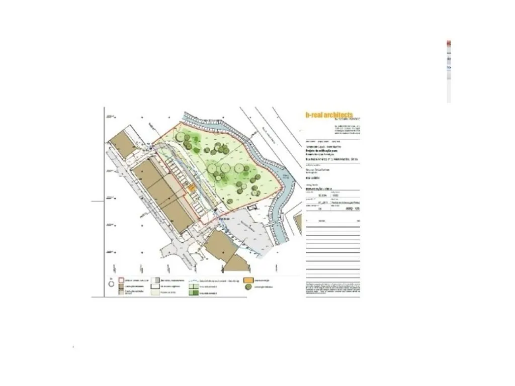 Plan - Land for Nursing Home in Algueirao Mem Martins