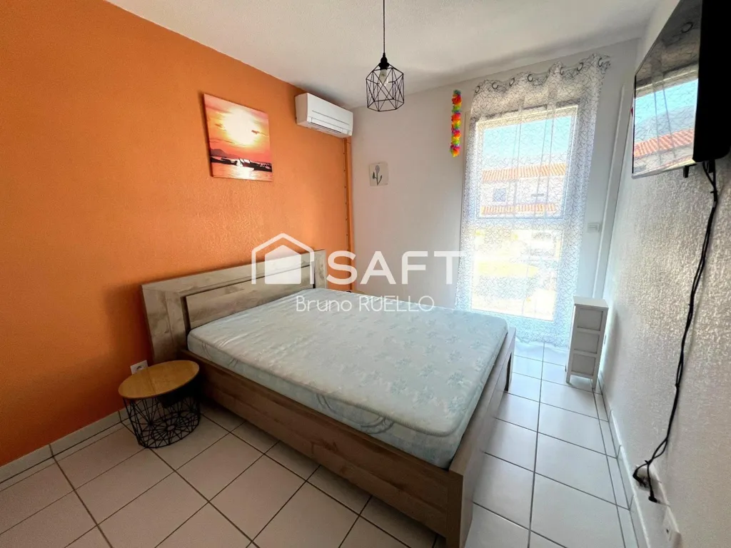 Chambres - Appartement avec terrasse sud-ouest à Argelès-sur-Mer