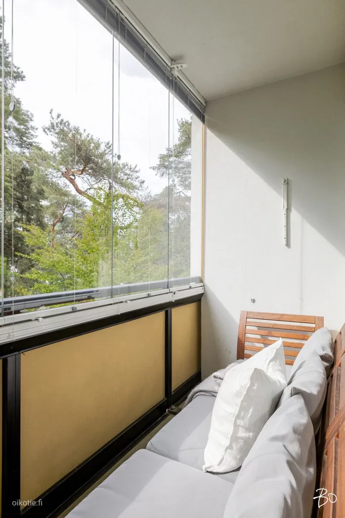 Balcon - Apartment with Garden in Tapiola, Espoo