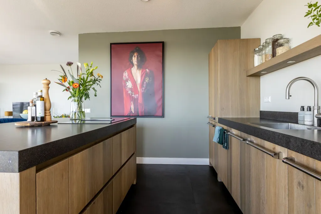 Kitchen - Apartment with Skyline View on 27th Floor in Rotterdam