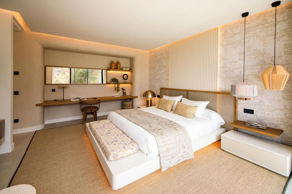 Bedrooms - Detached Villa with Golf Course Views in Santa Eulalia