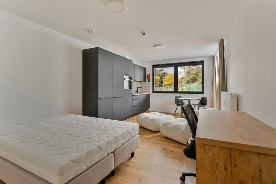 Bedrooms - Renovated Residence with Terrace in Leuven