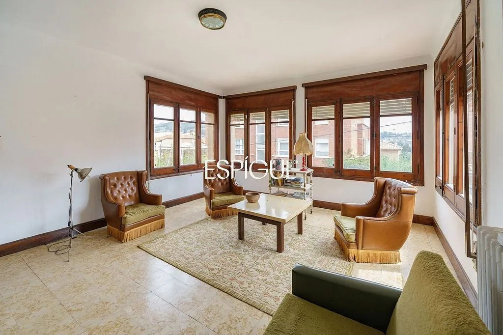 Séjour - Chalet with Pool and Terrace in Alella