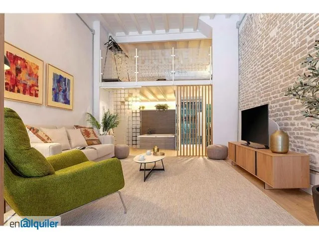 Séjour - Loft with Air Conditioning in Seville's Old Town
