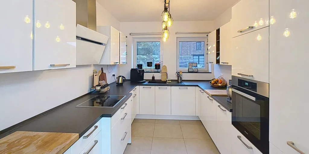 Cuisine - Appartement Neuf avec Terrasse à Waremme
