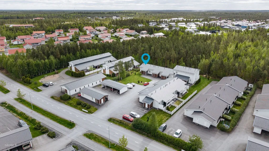 Õhuvaade - Modern Studio with Sauna in Seinäjoki