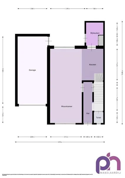 Plan - Corner House with Garden in Puttershoek