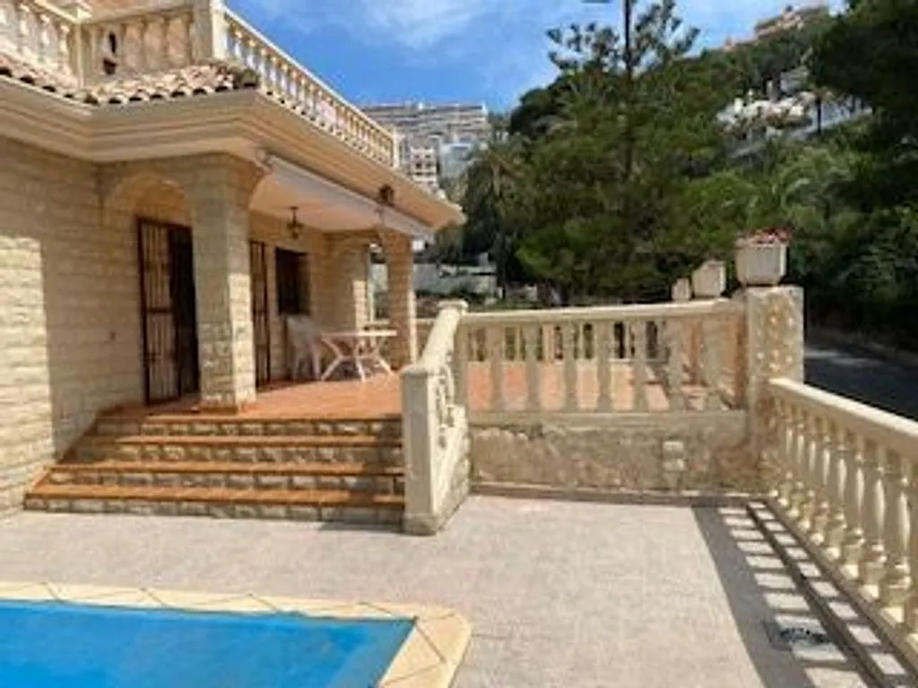 Piscine - Chalet with Sea View and Pool in Cap Blanc, Cullera