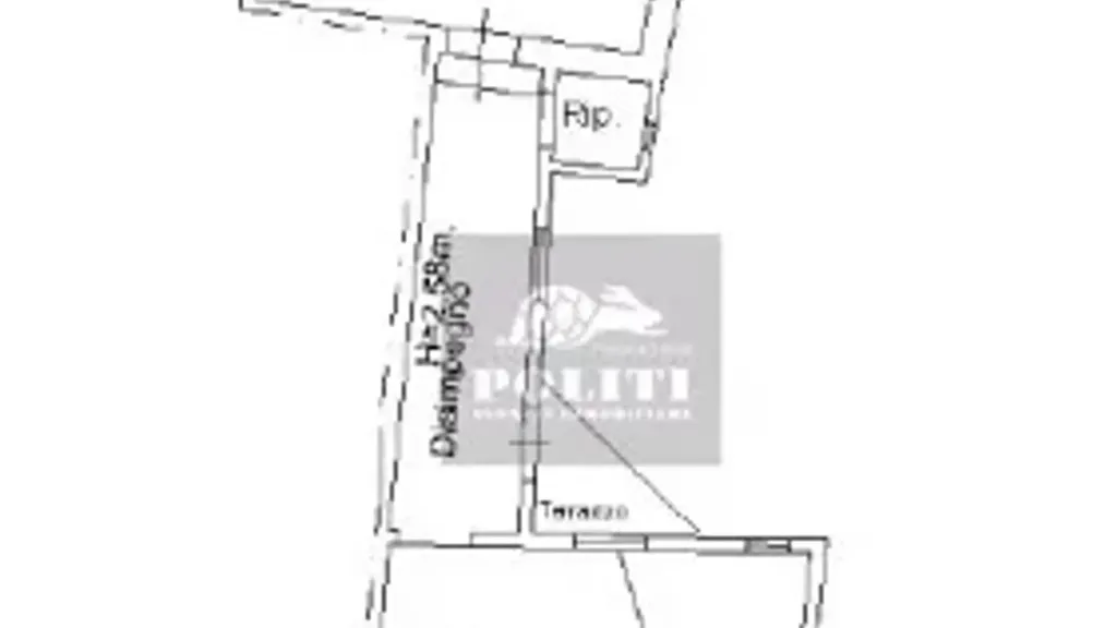 Plan - Rustic-Style Flat with Terrace in Fucecchio