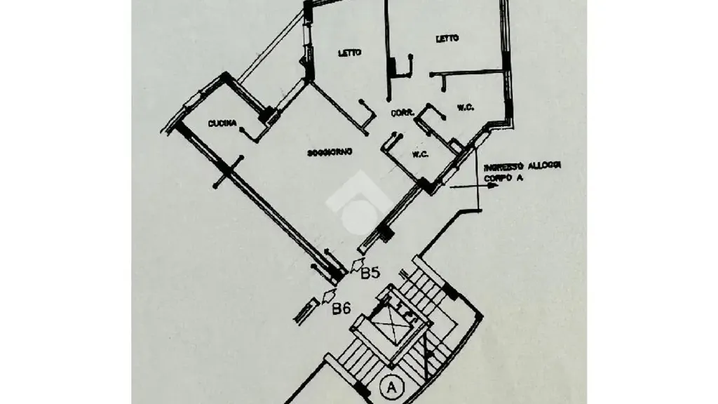 Plaan - Apartment with Balcony in Commenda, Rende
