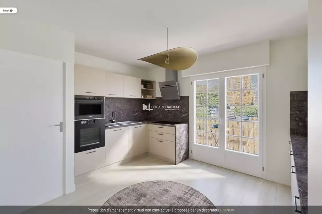 Köök - Duplex Apartment with Balcony in Argelès-Gazost