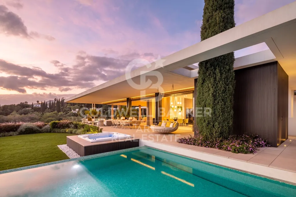 Piscine - Ultra-modern Villa with Panoramic Views in Benahavís
