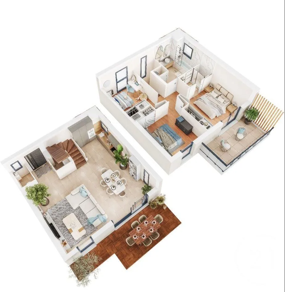 Plan - Villa avec Piscine Privative à Cagnes-sur-Mer