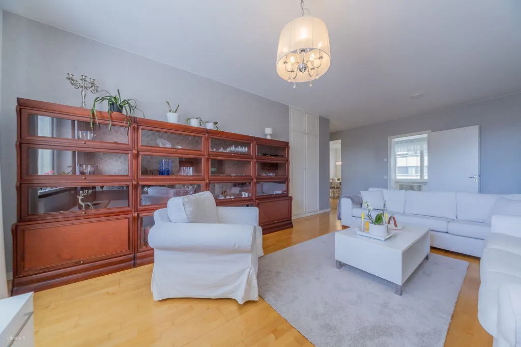 Soggiorno - Flat with East-West View in Pori Centre
