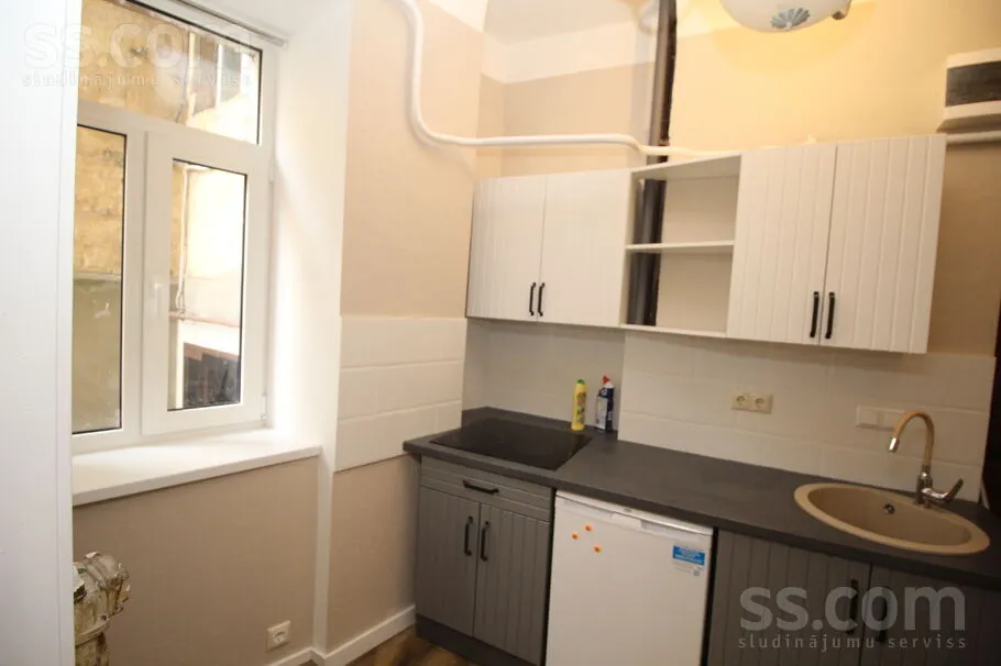 Cuisine - Renovated Apartment with Yard in Riga Centre