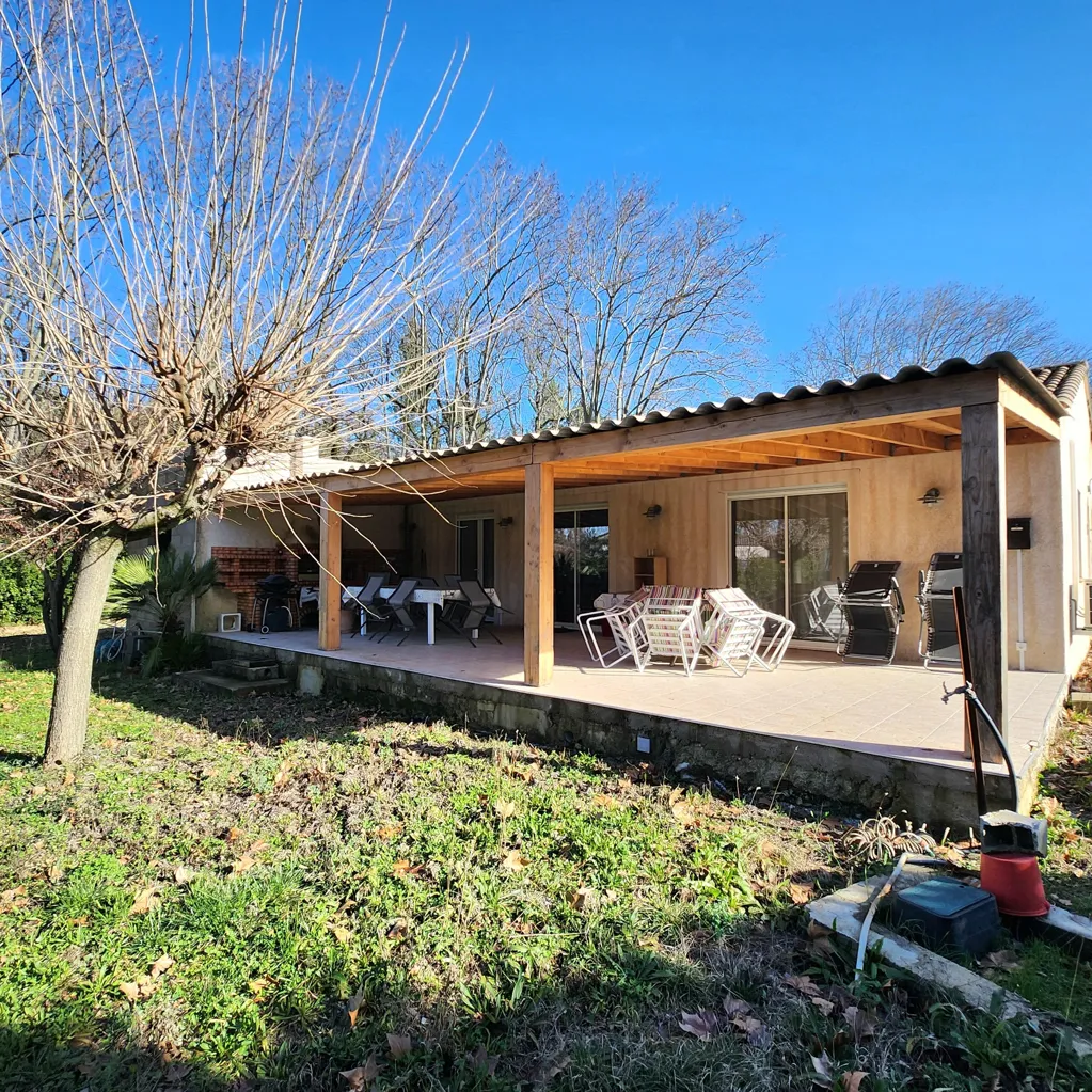 Terrace - Ground Floor Villa with Terrace in Lezan