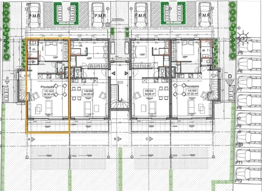 Planimetria - Spacious Apartment with Terrace in Andenne