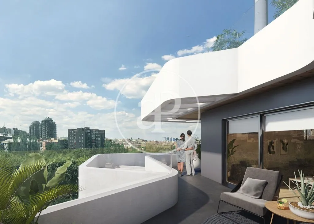 Terrass - Luxury Flat with Pool in Madrid's Retiro