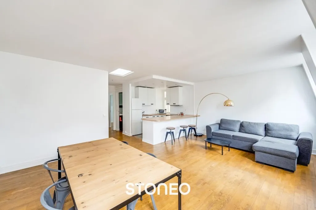 Soggiorno - 3-Piece Flat with Garden View in Paris 5