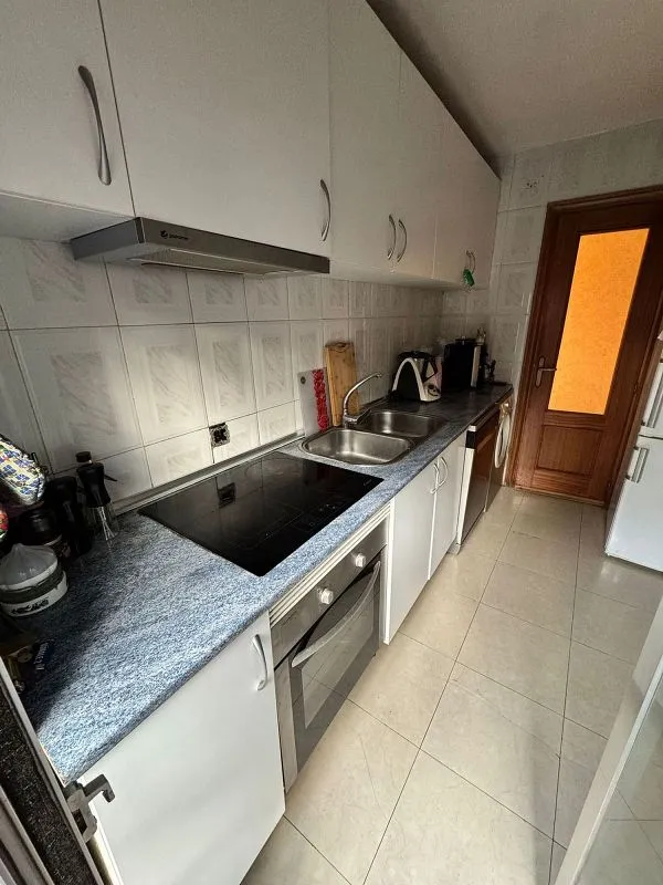 Köök - Modern Flat with Terrace in San Fermín