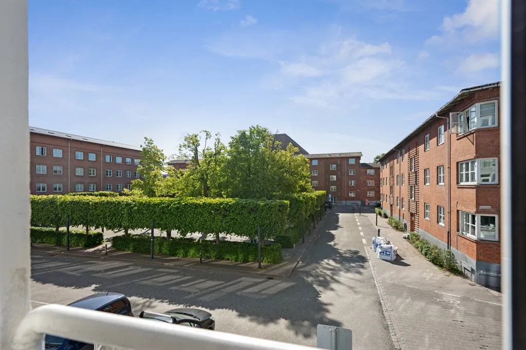 Balcon - Apartment with Balcony in Kongens Lyngby