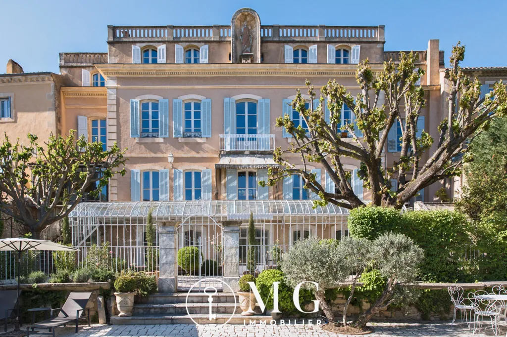 Extérieur - Demeure Historique avec Piscine à Apt