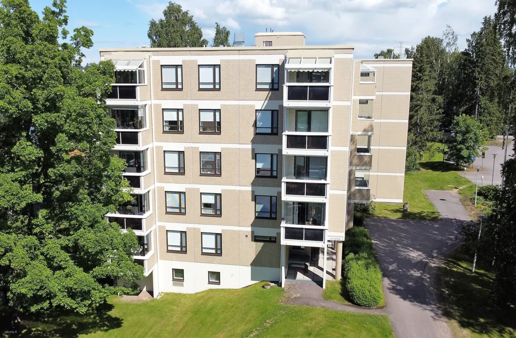 Õhuvaade - Flat with West View in Tähtiniemi, Heinola
