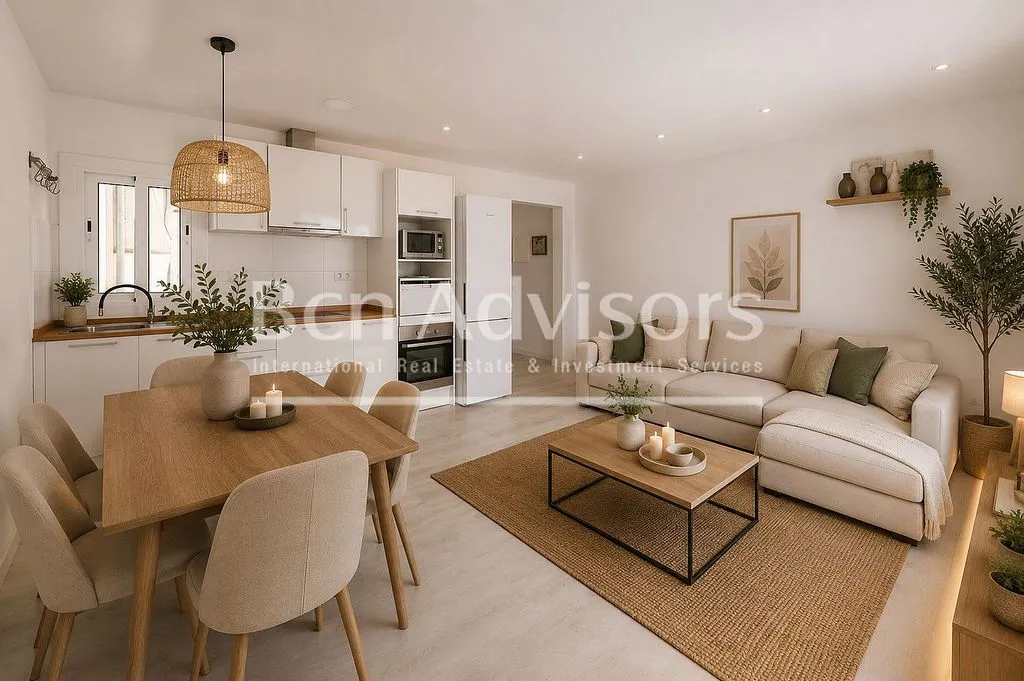 Living Room - Penthouse with Terraces in La Bonanova