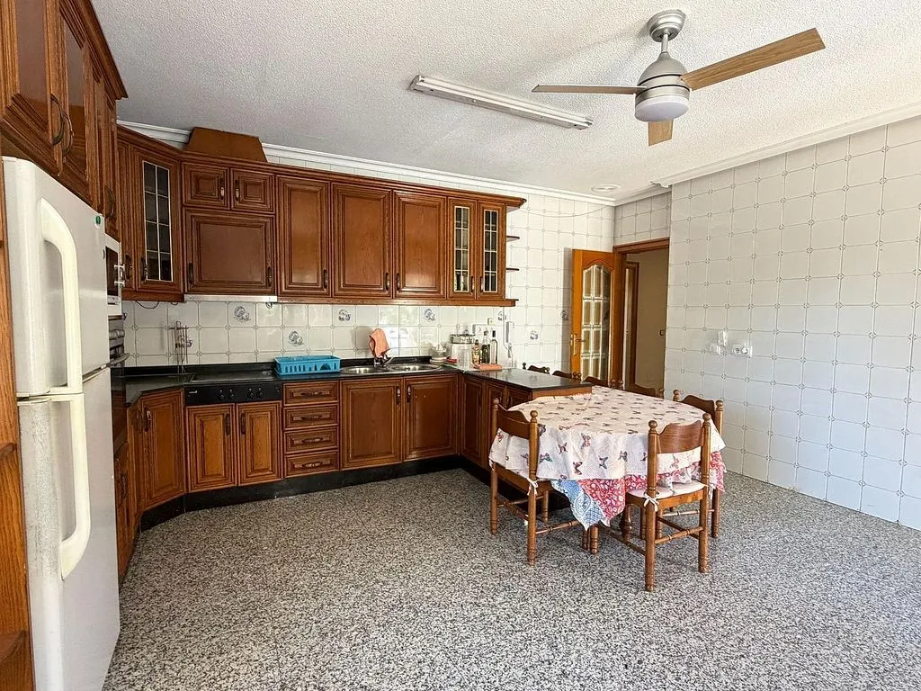 Köök - Chalet with Pool and Terrace in La Puebla