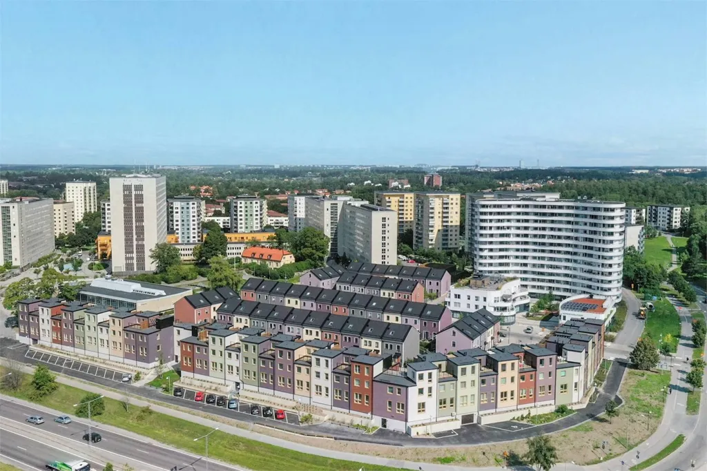Õhuvaade - Modern Apartment with Large Balcony in Vällingby