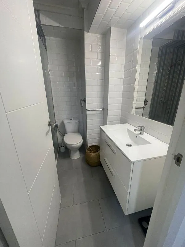 Salles de bain - Furnished Flat with Elevator in Santander