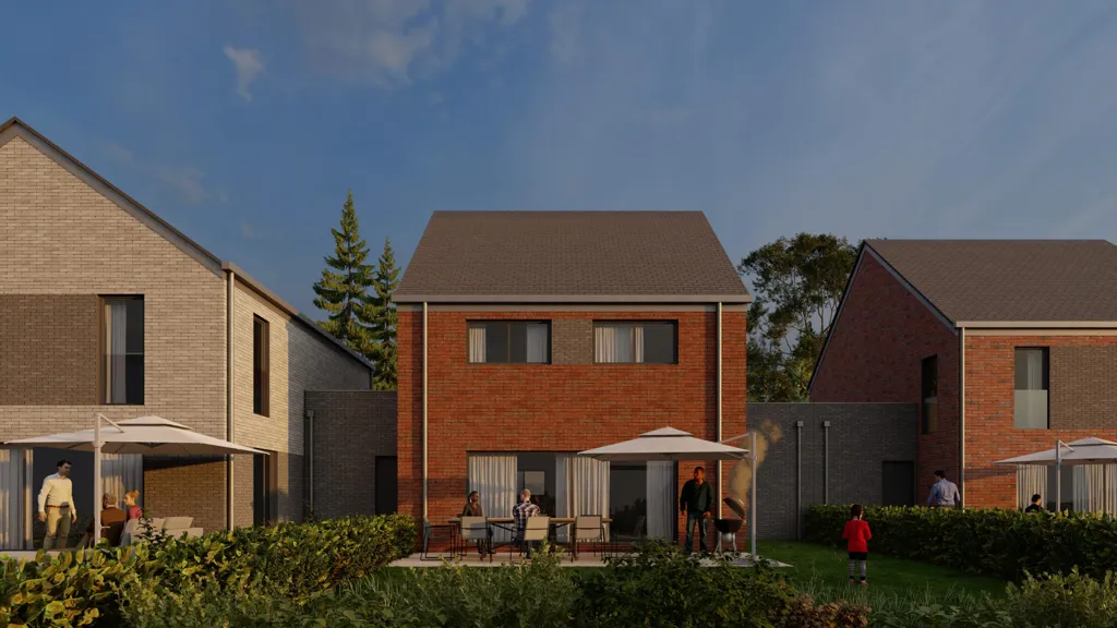 New Low-Energy House with Field View in Blegny