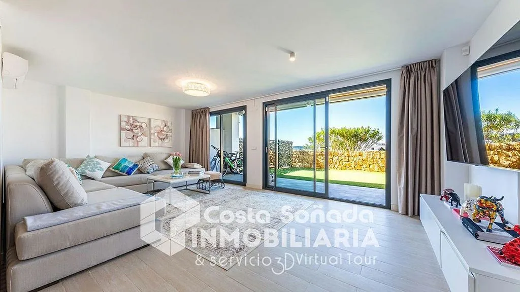 Séjour - Duplex with Pool in Camporrosso Village