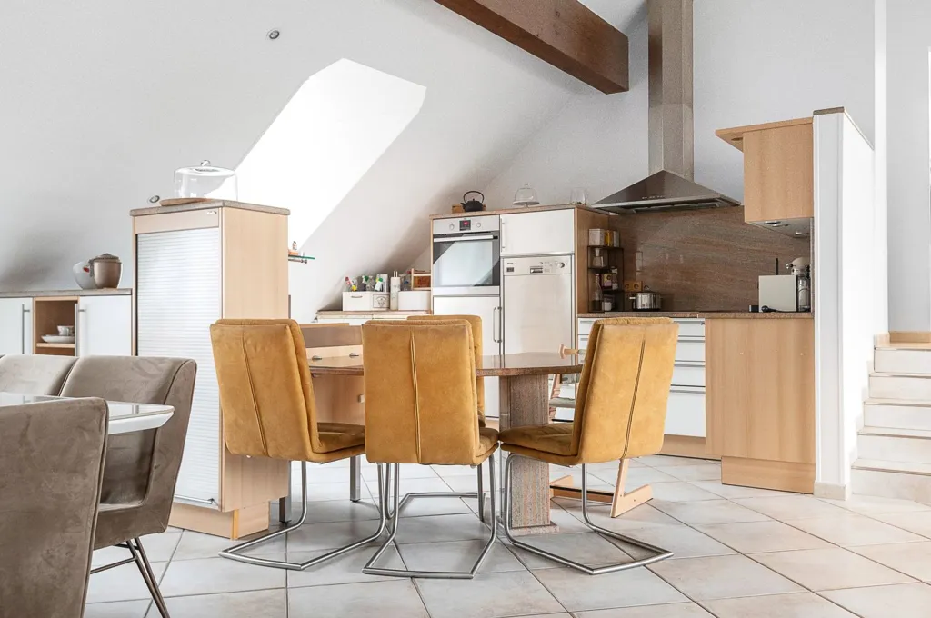 Salle à manger - Appartement Loft avec Balcons Sud à Mondorf-les-Bains