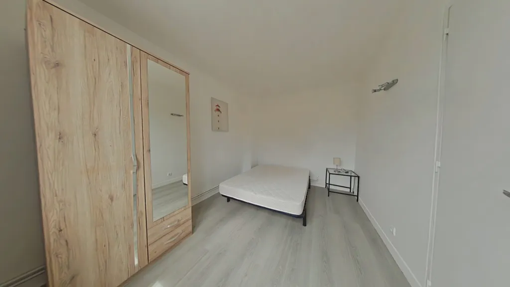 Bedrooms - Partially Furnished Flat in Saint-Étienne